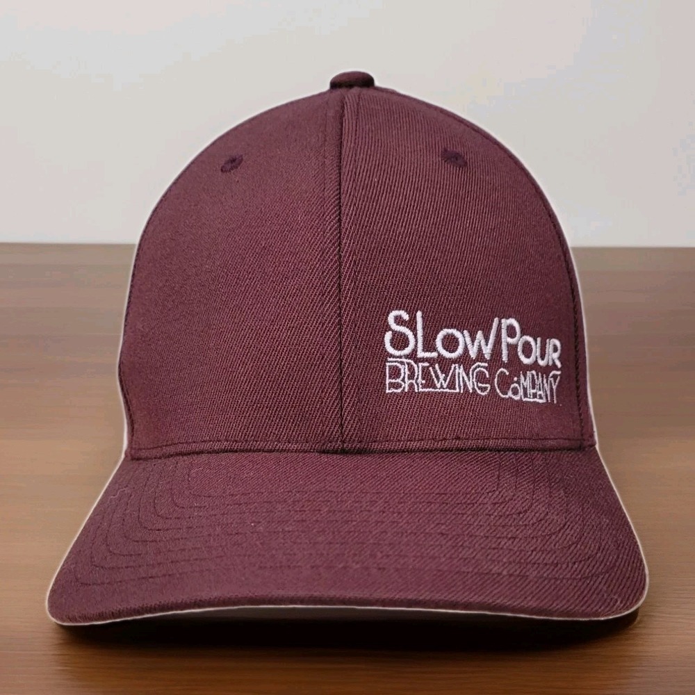 Slow Pour Brewing Company Baseball Cap Hat Flex Fitted L-XL Beer